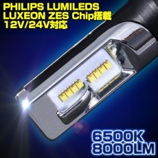 画像2: アルミヒートシンク 冷却ファン付き LED バルブ H1 H11 H7 HIR2 HB3 HB4 ヘッドライト 8000LM 6500 (2)