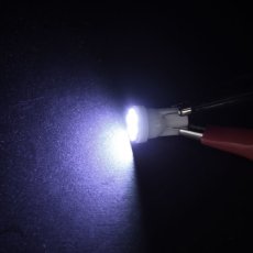 画像2: LED バルブ T10 ウェッジ球 ホワイト ポジション バック ナンバー ライセンス ルームランプ 10個セット (2)