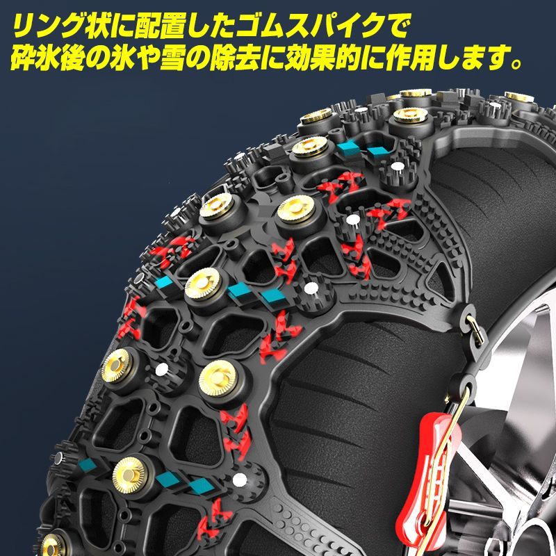 BM JAPAN スノーチェーン タイヤチェーン 非金属 アクア シエンタ ...